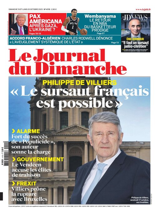 Title details for Le Journal du dimanche by Lagardere Media News - Available